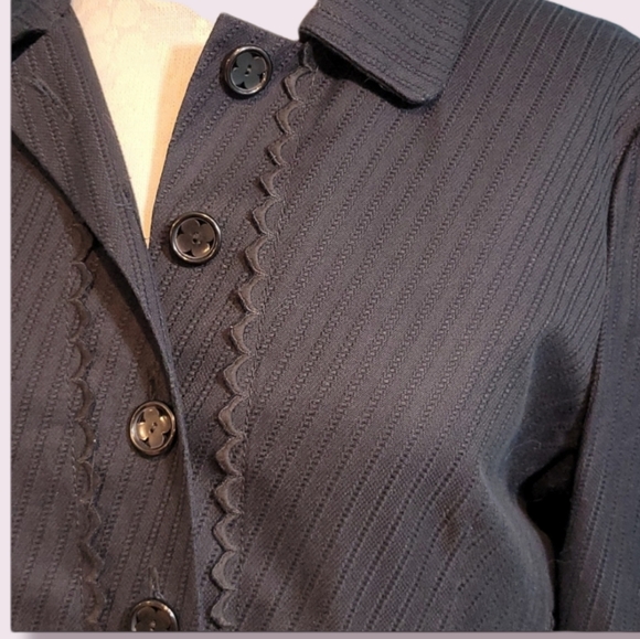 Marc Jacobs Daisy Buttons Front Blazer Jacket sz 12 - Picture 5 of 16